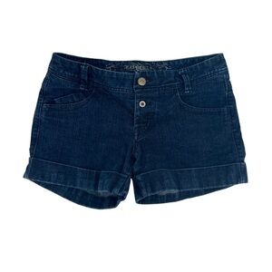 Express Jeans Cuffed Hem Button Fly Jean Shorts Size 4 Women’s